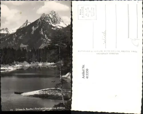 413350,Urisee See b. Reutte m. Gernspitze Bergkulisse