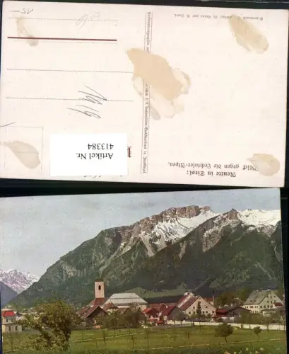 413384,Reutte Teilansicht Blick geg. Lechtaler Alpen Bergkulisse