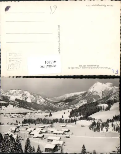 413401,Haldensee Totale m. Aggenstein Bergkulisse Winterbild