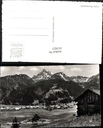 413423,Tannheim Totale m. Geishorn Bergkulisse