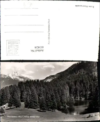 413424,Tannheim Höfer See Bergkulisse