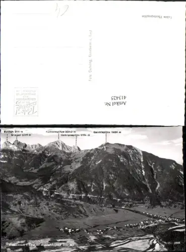 413425,Weissenbach in Tirol Totale m. Gaichtpass Bergkulisse
