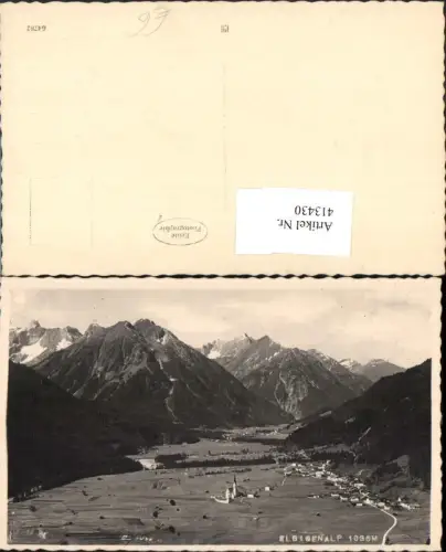 413430,Elbigenalp Totale Bergkulisse