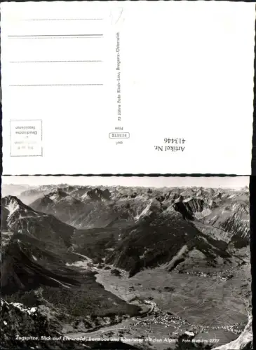 413446,Zugspitze Blick auf Ehrwald Lermoos Biberwier Totale pub Risch-Lau 2777