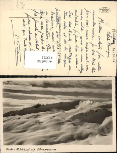 413731,Blick auf Hählekopf Schwarzwasser b. Musau Bergkulisse pub Willy Zitzelsberger