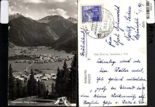 436235,Tannheim in Tirol Totale Bergkulisse