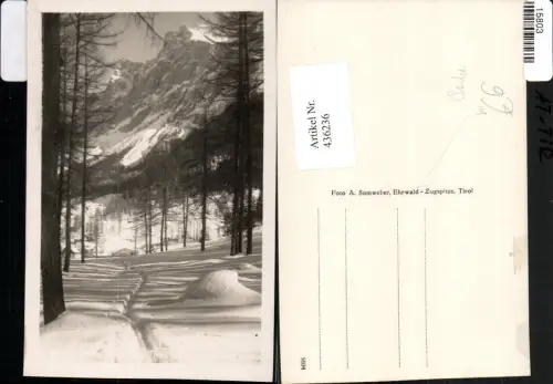 436236,Ehrwald in Tirol Partie Winterlandschaft Bergkulisse