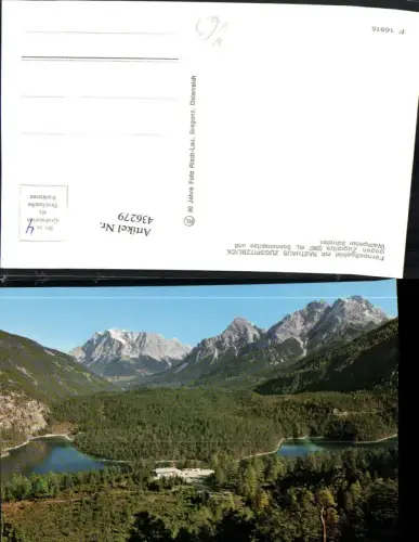 436279,Rasthaus Zugspitzblick b. Biberwier geg. Zugspitze Bergkulisse pub Risch-Lau 16515