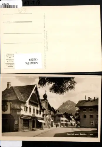 436288,Reutte Hauptstraße Straßenansicht Adalbert Singer Friseur