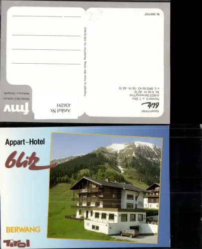 436291,Berwang Appart-Hotel Blitz Bergkulisse