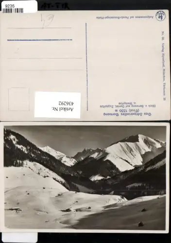 436292,Blick v. Berwang auf Daniel Zugspitze Bleispitze Bergkulisse Winterbild