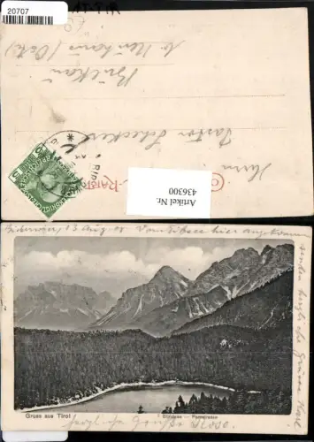 436300,Blindsee See b. Biberwier Bergkulisse