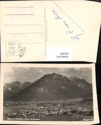 436307,Reutte Totale m. Tauern Bergkulisse