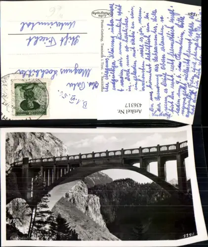 436317,Gaichtpassbrücke Brücke b. Weißenbach am Lech