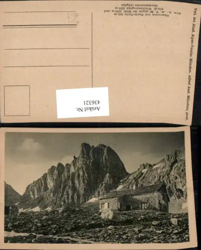 436321,Hermann von Barth-Hütte Berghütte b. Elbigenalp Bergkulisse
