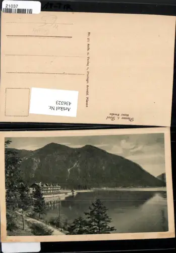 436323,Plansee See b. Reutte m. Hotel Forelle