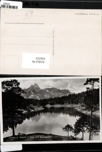 436325,Urisee See b. Reutte m. Gernspitze Bergkulisse