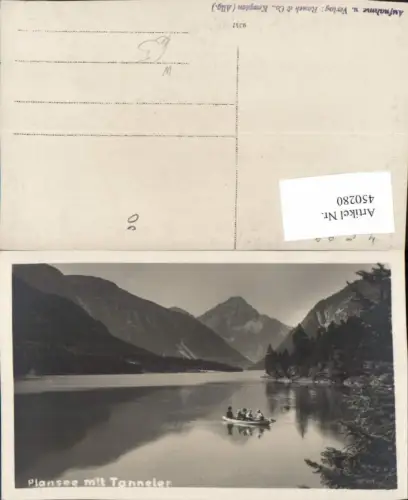 450280,Plansee See b. Reutte m. Tanneler Bergkulisse