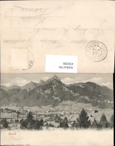 450288,Reutte Totale Bergkulisse pub Ottmar Zieher 1558