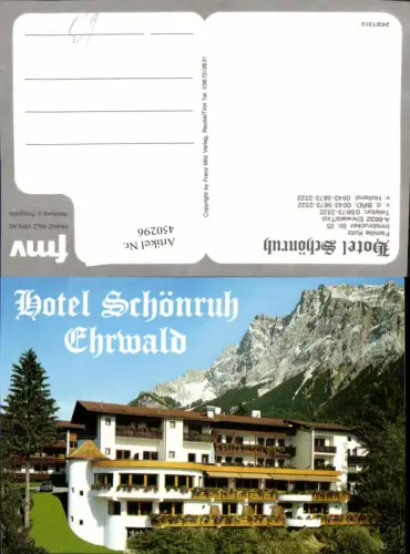 450296,Ehrwald Hotel Schönruh Bergkulisse