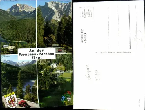 454695,Fernpass Blindsee b. Biberwier Schloss Mehrbildkarte