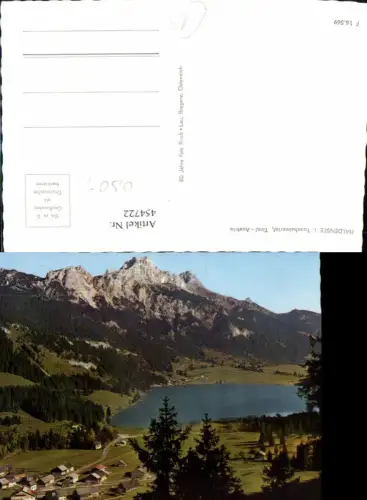 454722,Haldensee See b. Tannheim Bergkulisse
