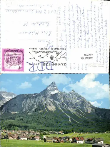 454738,Ehrwald Totale m. Sonnenspitze Bergkulisse