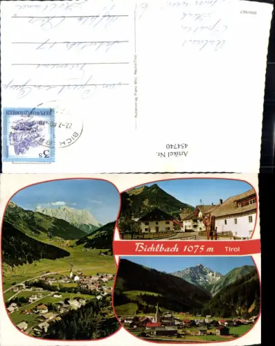 454740,Bichlbach Totale Straßenpartie Mehrbildkarte