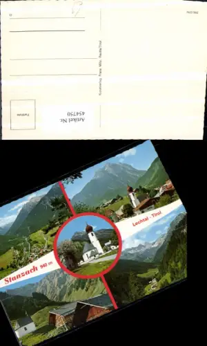 454750,Stanzach im Lechtal Totale Kapelle Kirche Mehrbildkarte