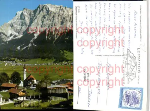 471844,Lermoos Totale m. Zugspitze Bergkulisse
