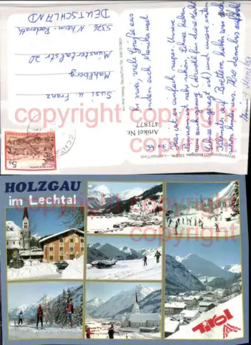 471877,Holzgau im Lechtal Totale Langläufer Skifahrer Mehrbildkarte