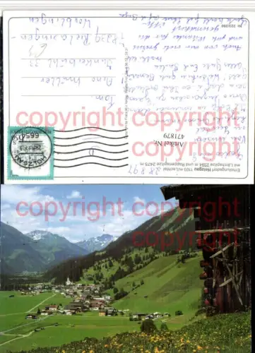 471879,Holzgau im Lechtal Totale m. Lärchspitze Bergkulisse