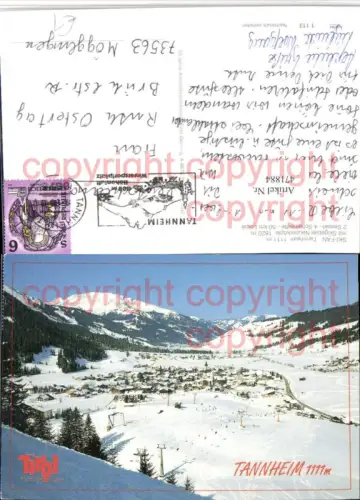 471884,Tannheim Totale Bergkulisse Winterbild