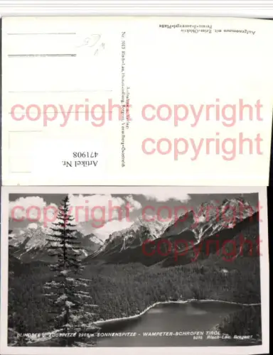 471908,Blindsee See b. Biberwier geg. Zugspitze Bergkulisse pub Risch-Lau 5015