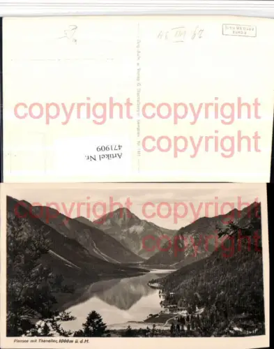 471909,Plansee See b. Reutte m. Thaneller Bergkulisse