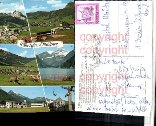 475825,Tannheim Totale Vilsalpsee Sessellift Mehrbildkarte