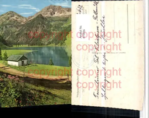475826,Vilsalpsee See b. Tannheim m. Rauhorn Bergkulisse