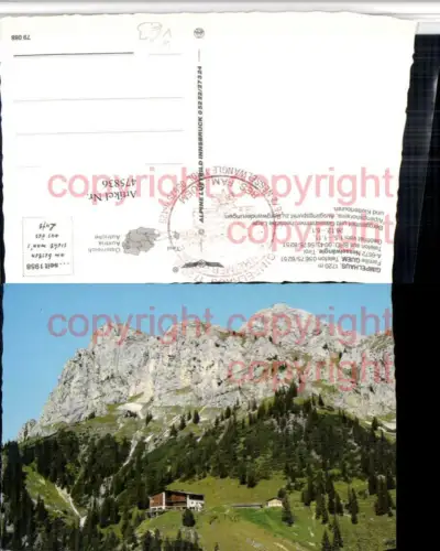 475836,Nesselwängle Gimpelhaus Berghütte Bergkulisse pub Alpine Luftbild 79088