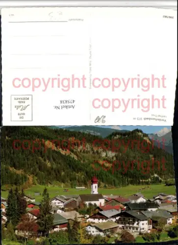475838,Vorderhornbach im Lechtal Totale