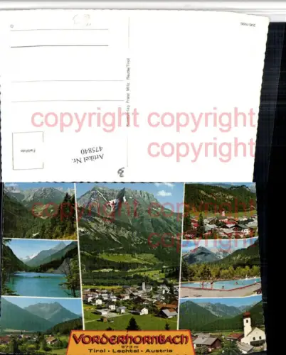 475840,Vorderhornbach im Lechtal Totale Freibad See Mehrbildkarte