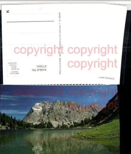 475841,Zugspitze b. Ehrwald See Bergkulisse