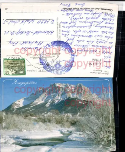 475842,Zugspitze b. Ehrwald Bergkulisse Winterbild