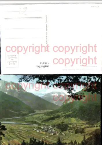 475845,Vorderhornbach im Lechtal Totale Bergkulisse