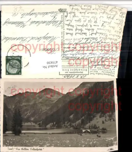475850,Vilsalpsee See b. Tannheim Bergkulisse
