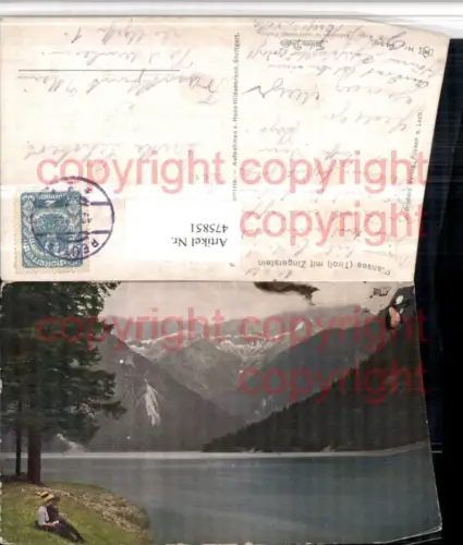 475851,Plansee See b. Reutte m. Zingerstein Bergkulisse