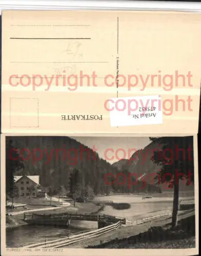475852,Plansee See b. Reutte Seespitz Brücke