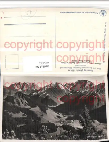 475853,Berwang Totale m. Zugspitze Bergkulisse