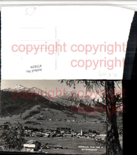 475859,Ehrwald Totale m. Grubigstein Bergkulisse
