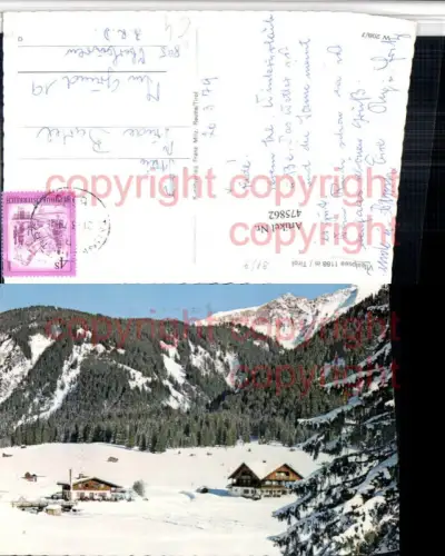 475862,Vilsalpsee See b. Tannheim Bergkulisse Winterbild