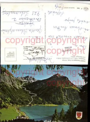 475866,Tannheim Vilsalpsee See m. Lachenspitze Bergkulisse